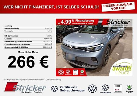 VW ID.4 Volkswagen Pro Performance 150/77 266,-ohne Anzahlung Navi A