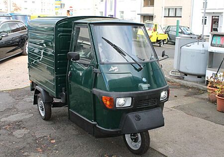 Piaggio Ape 50 Kasten LED Neuwertig Ideales Werbefahrzeug