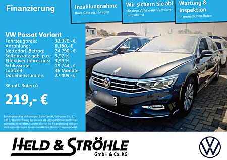 VW Passat Variant Volkswagen R-LINE 2.0 TDI DSG LEDER MATRIX