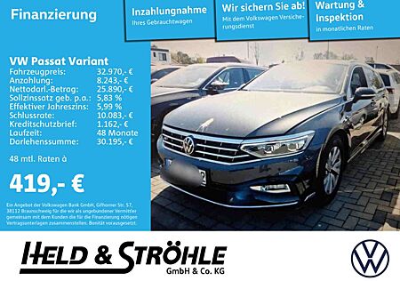 VW Passat Variant Volkswagen R-LINE 2.0 TDI DSG LEDER MATRIX