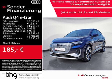 Audi Q4 e-tron 40 Sportback S-Line SONOS Matrix Navi