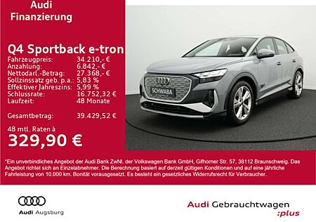 Audi Q4 e-tron 50 Wärmep*S line*AHK*8-fach