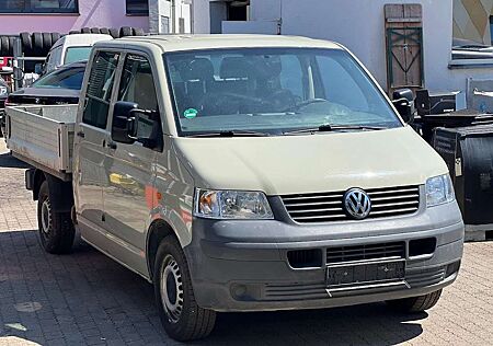 VW T5 Transporter Volkswagen Pritsche Doppelkabine TÜV NEU 160.000KM