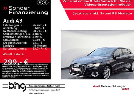 Audi A3 30 TDI Sportback advanced virtualC. LED GRA A
