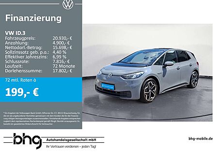 VW ID.3 Volkswagen Pro Wärmepumpe LED 19zAlu Climatronic EPH A