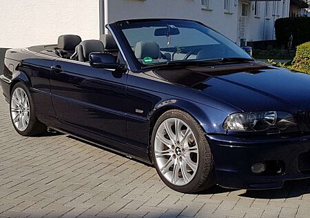 BMW 325 Cabrio 232700km orientblaumet. 3.Hand HU 05/25