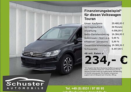 VW Touran Volkswagen UNITED 7-Sitzer 2.0TDI*AHK Panodach Navi