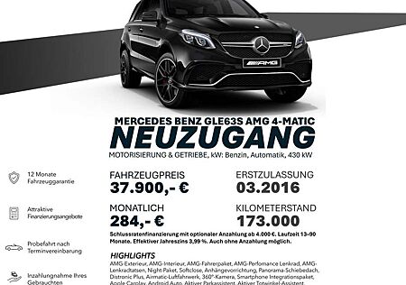 Mercedes-Benz GLE 63 AMG GLE 63 S 4MATIC Coupé 360°/NIGHT/AHK/PANO/AIRM/D