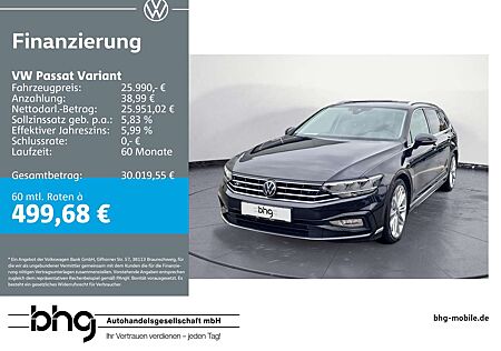 VW Passat Variant Volkswagen 2.0 TDI SCR DSG Business