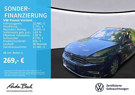 VW Passat Variant Volkswagen 2.0 TDI "R-Line" 4M DSG Navi LED