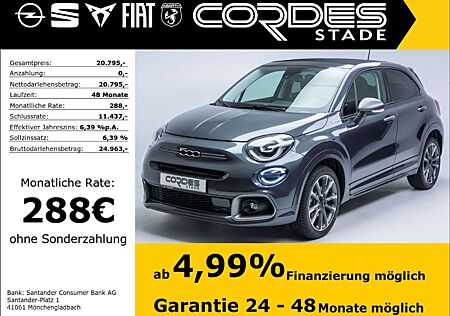 Fiat 500X gebraucht kaufen Fiat 500X Dolcevita Sport 1.5 GSE Mild-Hybrid PDC Navi Kamer