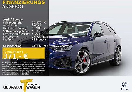 Audi A4 40 TFSI Q 2x S LINE LM19 KAMERA NAVI+ V