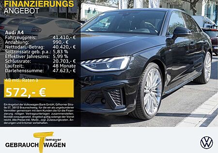 Audi A4 40 TDI Q S LINE NAVI+ KAMERA HuD PDC