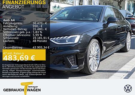 Audi A4 40 TDI Q S LINE NAVI+ KAMERA HuD PDC