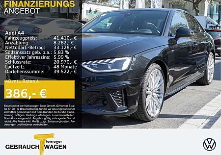 Audi A4 40 TDI Q S LINE NAVI+ KAMERA HuD PDC