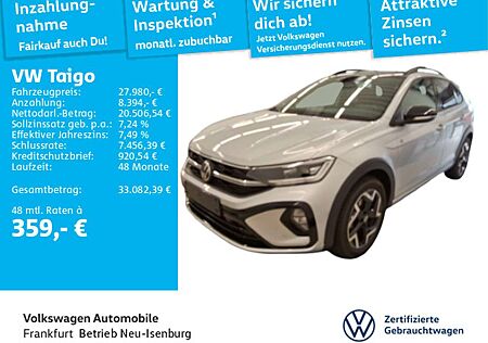 VW Taigo gebraucht kaufen VW Taigo Volkswagen 1.5 TSI DSG R-Line Navi IQ.Light DAB+ Fron