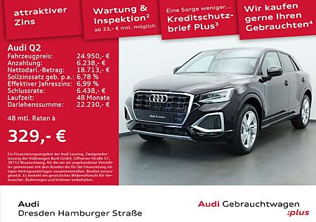 Audi Q2 30 TFSI advanced LED Navi GRA AHZV