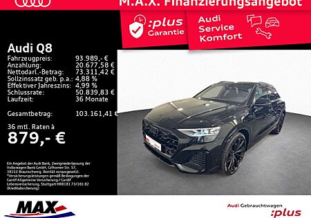 Audi Q8 gebraucht kaufen Audi Q8 50 TDI QUATT S LINE +HD MATRIX+LUFT+AHK+PANO+