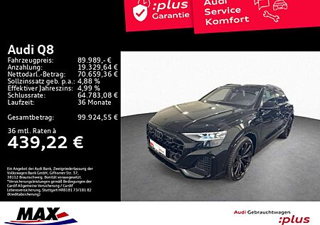 Audi Q8 50 TDI QUATT S LINE +HD MATRIX+LUFT+AHK+PANO+