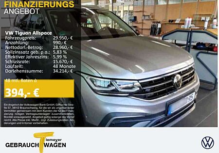VW Tiguan Allspace Volkswagen 2.0 TDI DSG LIFE IQ VIRTUAL AHK