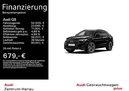 Audi Q8 60 TFSIe quattro S-LINE*NAVI*HUD*LEDER*AHK*PA