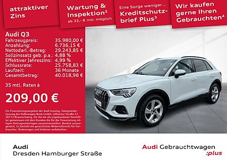Audi Q3 35 TFSI advanced LED Navi Rückfahrkamera