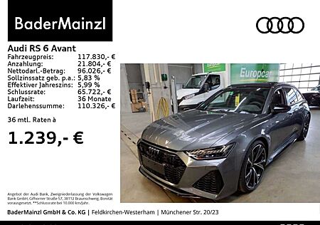 Audi RS6 AHK Matrix HUD Keramik Pano 305km/h