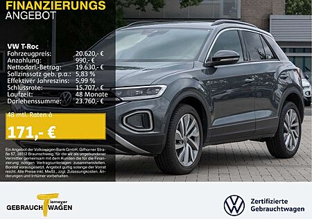 VW T-Roc Volkswagen 1.0 TSI MOVE IQ.LIGHT KAMERA NAVI