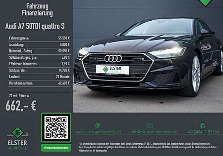 Audi A7 Sportback 50 S Line TDI qu,Matrix,STH,Bang&Ol
