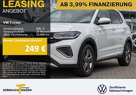 VW T-Cross Volkswagen 1.5 TSI DSG R-LINE IQ.LIGHT NAVI AHK ASS