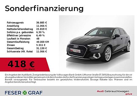 Audi A3 35 TDI LED/ACC/AHK/Virtual/18 Zoll