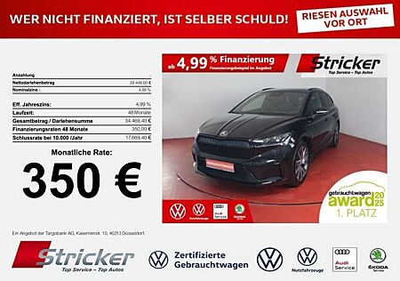 Skoda Enyaq iV60 Sportline 350,-ohne Anzahlung AHK Pano Head-