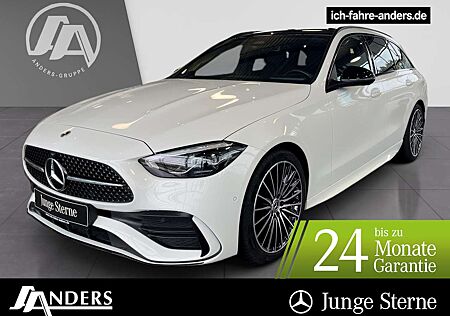 Mercedes-Benz C 220 gebraucht kaufen Mercedes-Benz C 220 d T AMG+MBUX+Night+Pano+AHK+SOUND+Kam+LED