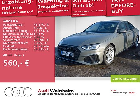 Audi A4 50 quattro 3.0 TDI Limousine S line B&O PDC L