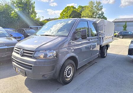 VW T5 Transporter Volkswagen T5 Doka Pritsche Plane Klima 103 kw 6 Sitz AHK