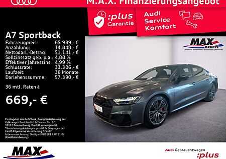 Audi A7 55 TFSI e QTT S-LINE HD MATRIX+AHK+