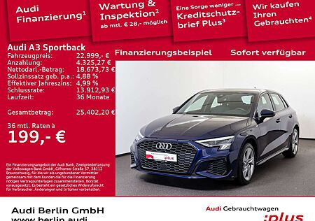 Audi A3 S line 30 TFSI 6-Gang AHK PDC LED