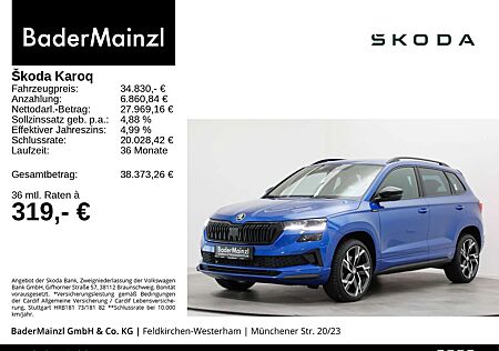 Skoda Karoq 1.5 TSI DSG Sportline ACC Kam. Matrix