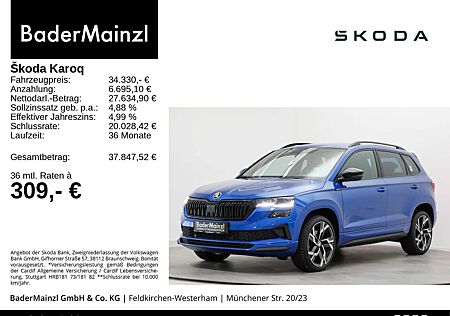 Skoda Karoq 1.5 TSI DSG Sportline ACC Kam. Matrix