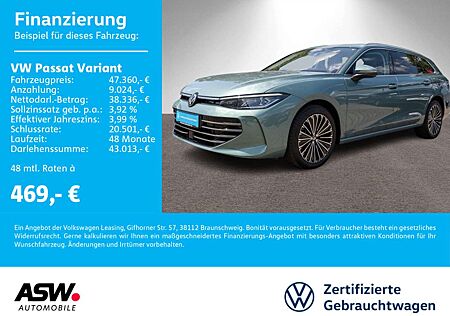 VW Passat Variant Volkswagen Elegance 2.0 TDI DSG LED AHK PANO