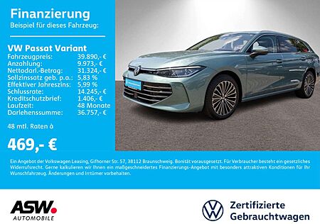 VW Passat Variant Volkswagen Elegance 2.0 TDI DSG LED AHK PANO