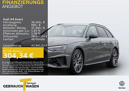 Audi A4 40 TFSI Q 2x S LINE LM19 KAMERA NAVI+ V