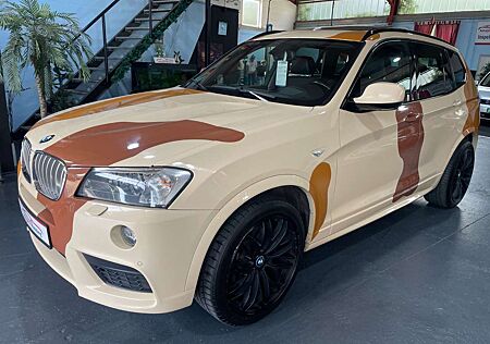BMW X3 *VOLL*M-PAKET*CAMOUFLAGE ARMY*20ZOLL*TÜV NEU