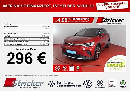 VW ID.4 Volkswagen Pro Performance 150/77 296,-ohne Anzahlung Pano I