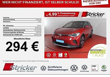 VW ID.4 Volkswagen Pro Performance 150/77 294,-ohne Anzahlung Pano I