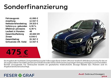 Audi A4 Avant 40 TDI qu S Line Int Pano,Kamera,HUD,B&O,Nav