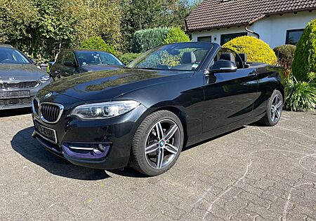 BMW 218 d Cabrio Sport Line NaviProf. Leder BiXenon Me