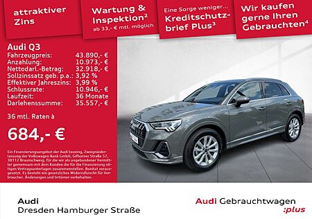 Audi Q3 35 TFSI S line LED Navi AHZV S tronic