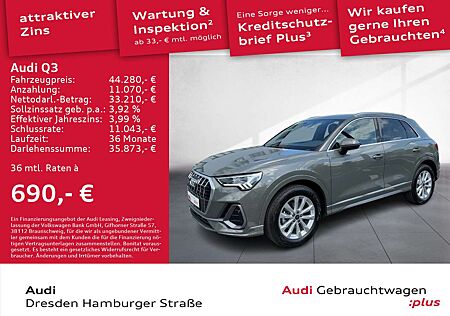 Audi Q3 35 TFSI S line LED Navi AHZV S tronic
