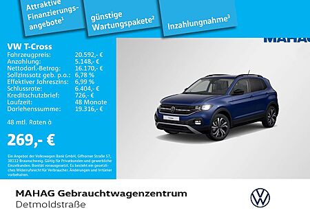 VW T-Cross Volkswagen 1.0 TSI LIFE AHK Navi Kamera Alu17Manila